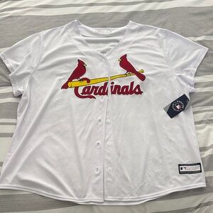 Genuine Merchandise White Cardinals Jersey